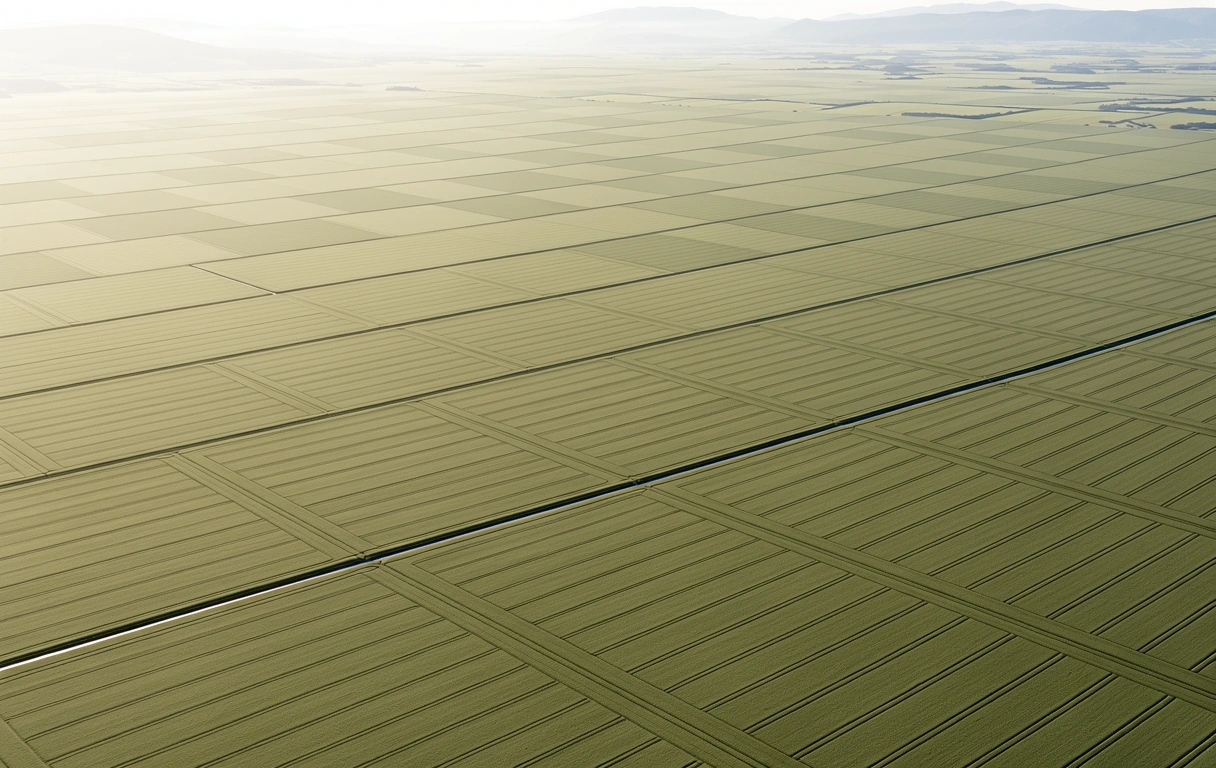 High contrast aerial landscape